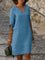 Women's Formal Dress - Elegant V-Neck Summer Dress for Special Events and Everyday Wear 9