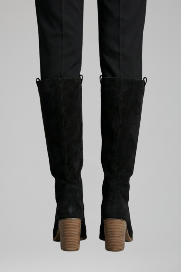 Women's Knee-High Boots with Block Heel for Fall Fashion 5