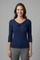 Women’s Long Sleeve Knitted Top with Bow Neckline Detail 2