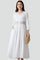 Women's Maxi Dress - Boho Embroidered Summer Dress with Relaxed Fit and Flowing Hem for Effortless Style 0