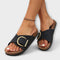 Women's Orthopedic Buckle Slide Sandals with Arch Support for Comfortable Everyday Wear 0