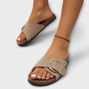 Women's Orthopedic Buckle Slide Sandals with Arch Support for Comfortable Everyday Wear 2
