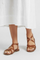 Women’s Orthopedic Flat Sandals with Arch Support and Criss-Cross Straps for Comfortable Everyday Wear 4