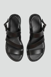 Women's Orthopedic Flat Sandals with Arch Support and Secure Back Strap for Summer Comfort 1