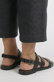Women's Orthopedic Flat Sandals with Arch Support and Secure Back Strap for Summer Comfort 4