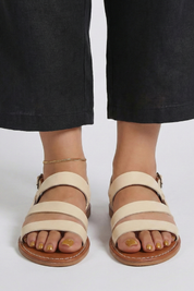 Women's Orthopedic Flat Sandals with Arch Support and Secure Back Strap for Summer Comfort 5