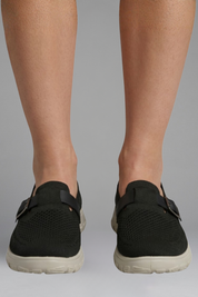 Women's Orthopedic Loafers with Arch Support and Adjustable Buckle Strap for Everyday Comfort 0