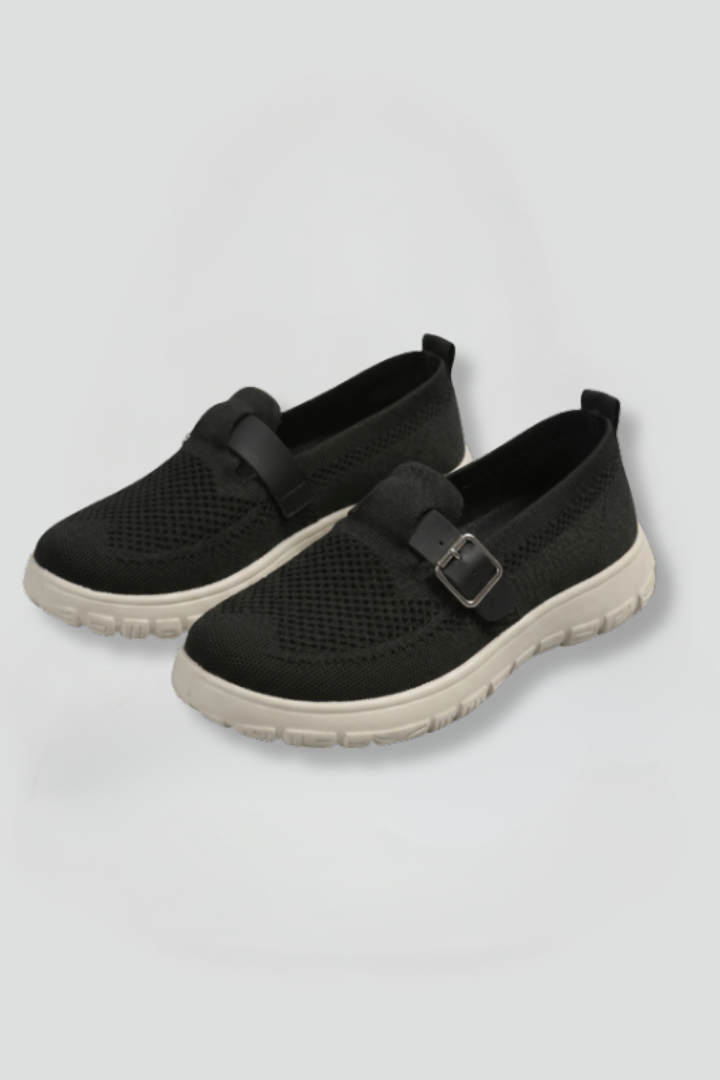 Women's Orthopedic Loafers with Arch Support and Adjustable Buckle Strap for Everyday Comfort 1