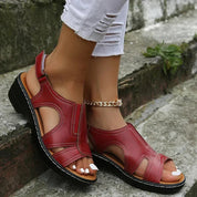 Women's Orthopedic Low Heel Walking Sandals with Arch Support for Comfortable Everyday Wear 2