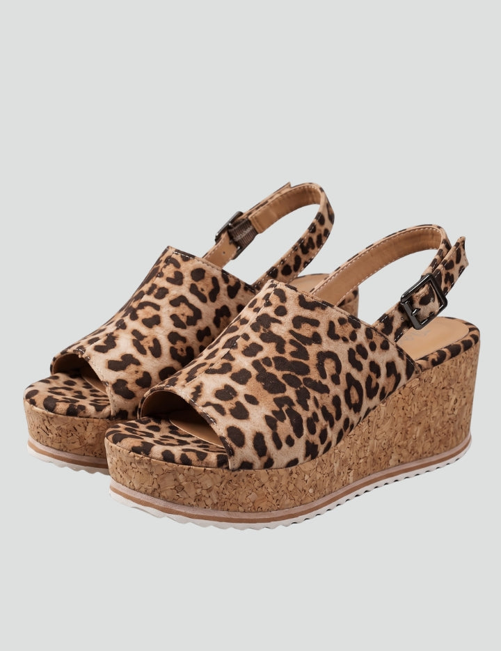 Women's Orthopedic Platform Sandals with Arch Support and Adjustable Buckle Straps 1