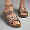 Women's Orthopedic Platform Sandals with Arch Support and Cross Straps 3