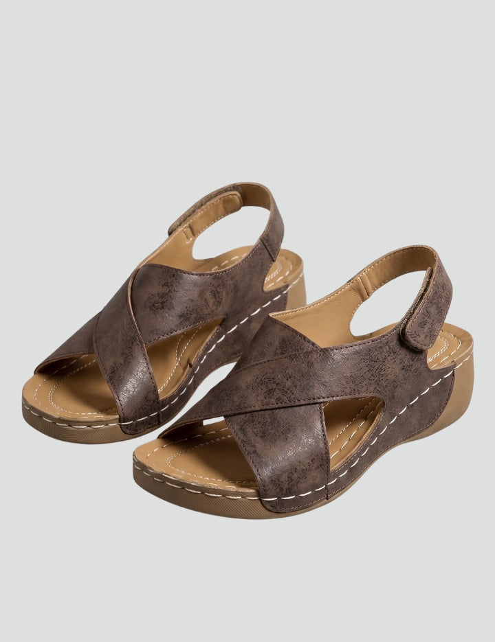 Women's Orthopedic Platform Wedge Sandals with Arch Support and Cushioned Insole 1