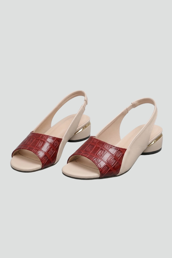 Women's Orthopedic Sandals with Adjustable Buckle and Arch Support Block Heel 1