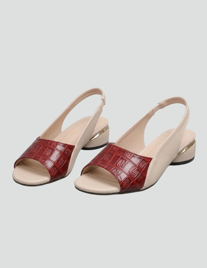 Women's Orthopedic Sandals with Adjustable Buckle and Arch Support Block Heel 1