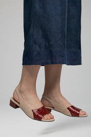 Women's Orthopedic Sandals with Adjustable Buckle and Arch Support Block Heel 3