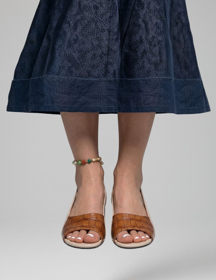 Women's Orthopedic Sandals with Adjustable Buckle and Arch Support Block Heel 7