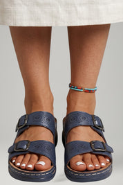 Women's Orthopedic Sandals with Adjustable Strap and Arch Support for Comfortable Summer Wear 0