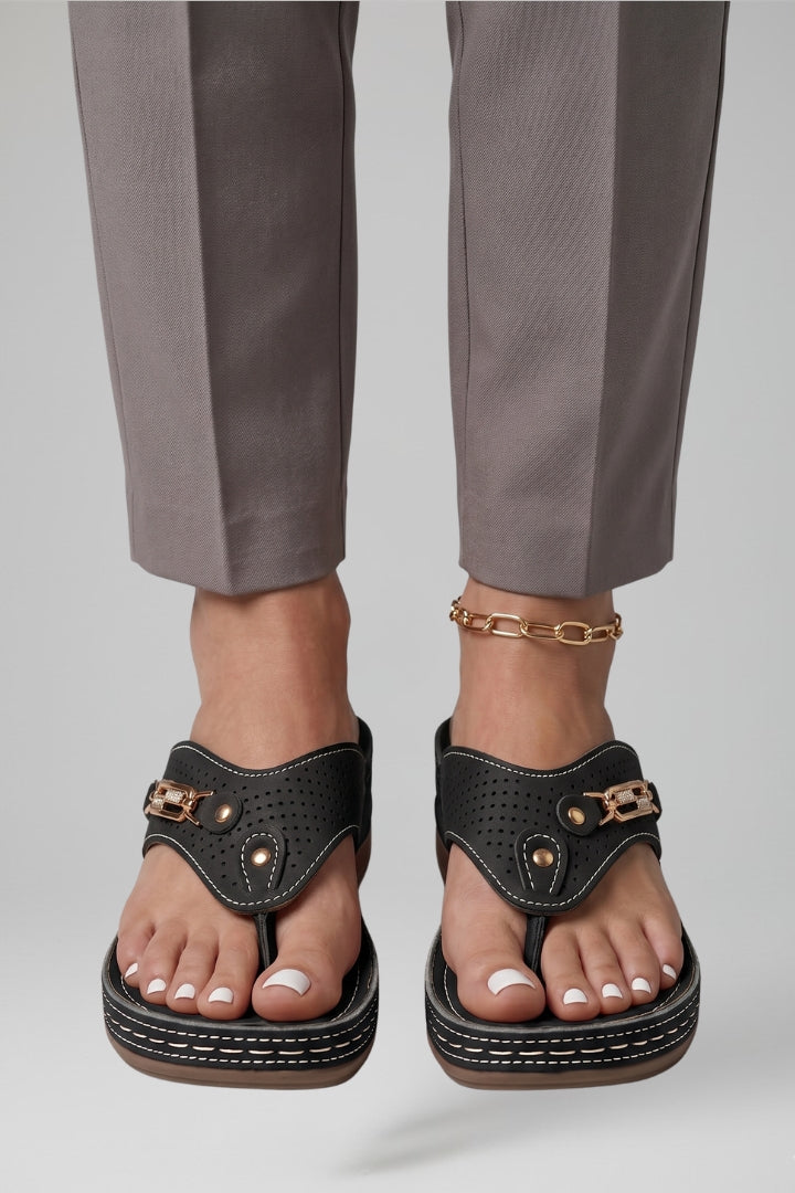 Women's Orthopedic Sandals with Adjustable Straps and Arch Support Cushioned Sole 0