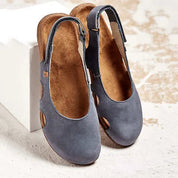 Women's Orthopedic Slingback Flat Shoes with Arch Support for Comfortable Everyday Wear 0