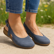 Women's Orthopedic Slingback Flat Shoes with Arch Support for Comfortable Everyday Wear 1