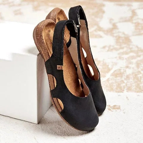 Women's Orthopedic Slingback Flat Shoes with Arch Support for Comfortable Everyday Wear 4