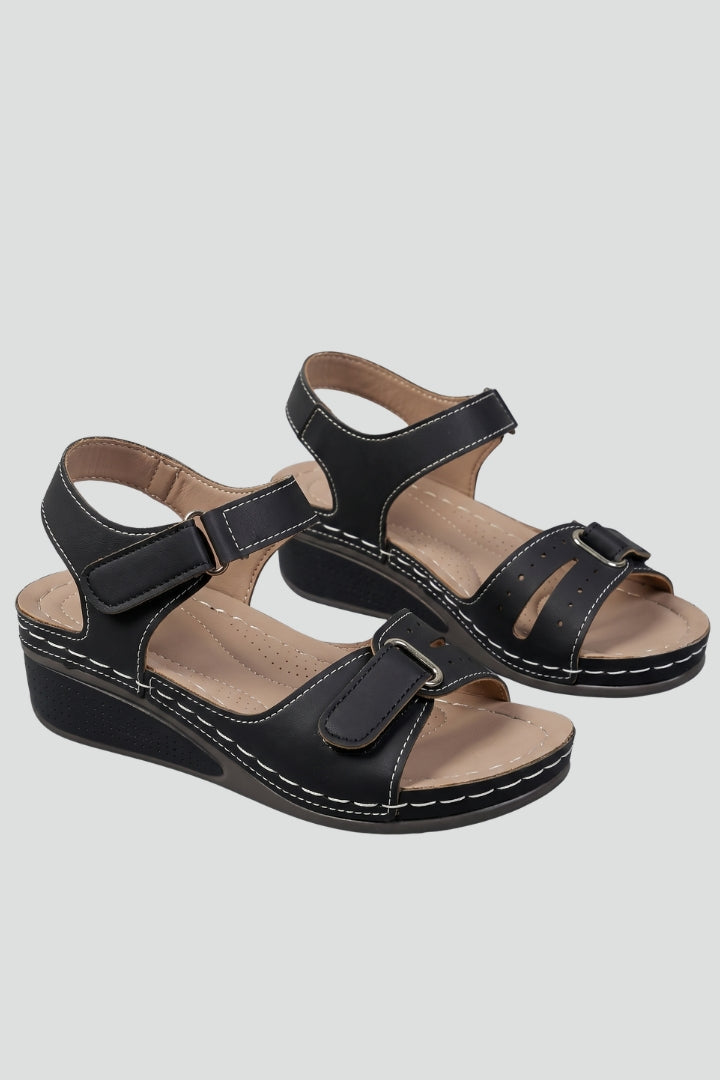 Women's Orthopedic Wedge Sandals with Adjustable Strap and Arch Support for Comfort 1