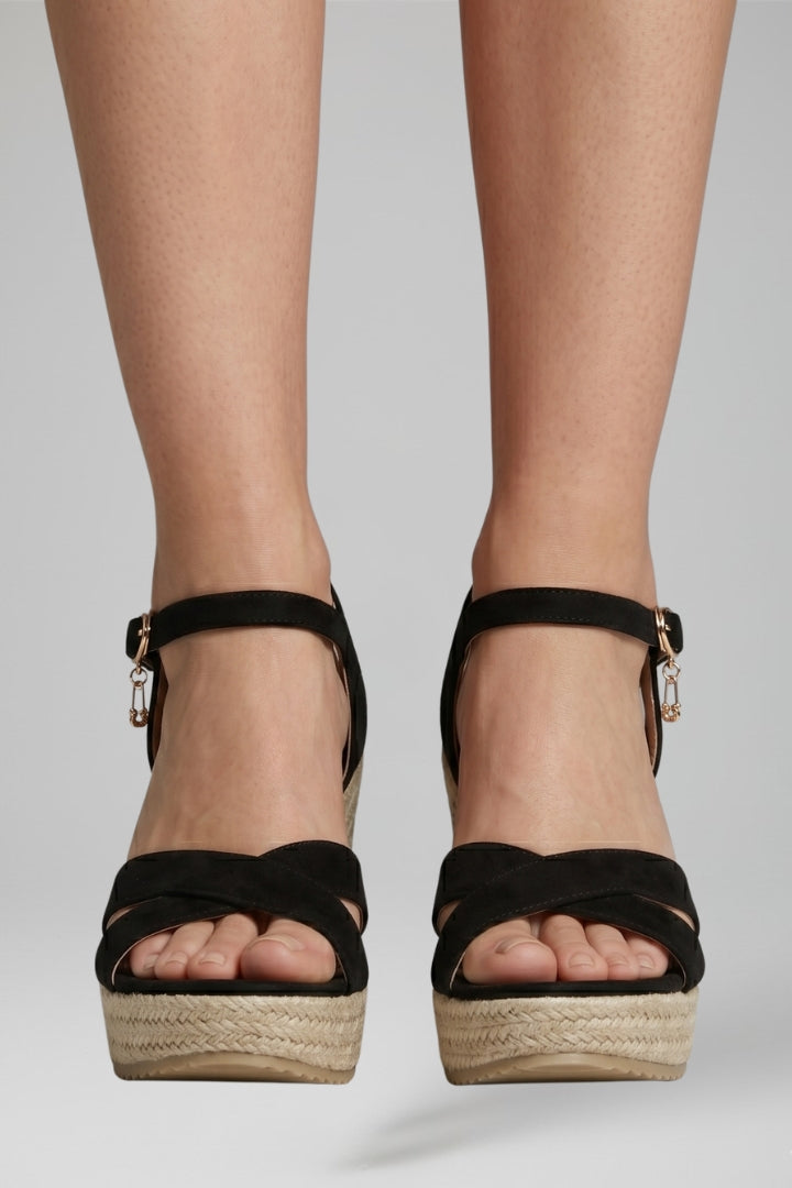 Women's Orthopedic Wedge Sandals with Arch Support and Adjustable Buckle Strap for Comfortable Summer Wear 2