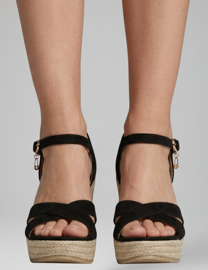 Women's Orthopedic Wedge Sandals with Arch Support and Adjustable Buckle Strap for Comfortable Summer Wear 2