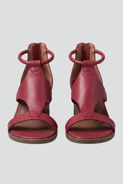 Women's Orthopedic Wedge Sandals with Arch Support and Cushioned Footbed T-Strap 1
