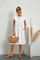 Women's Summer Dress with Pockets - Casual Lightweight White Maxi Dress for Effortless Style 11
