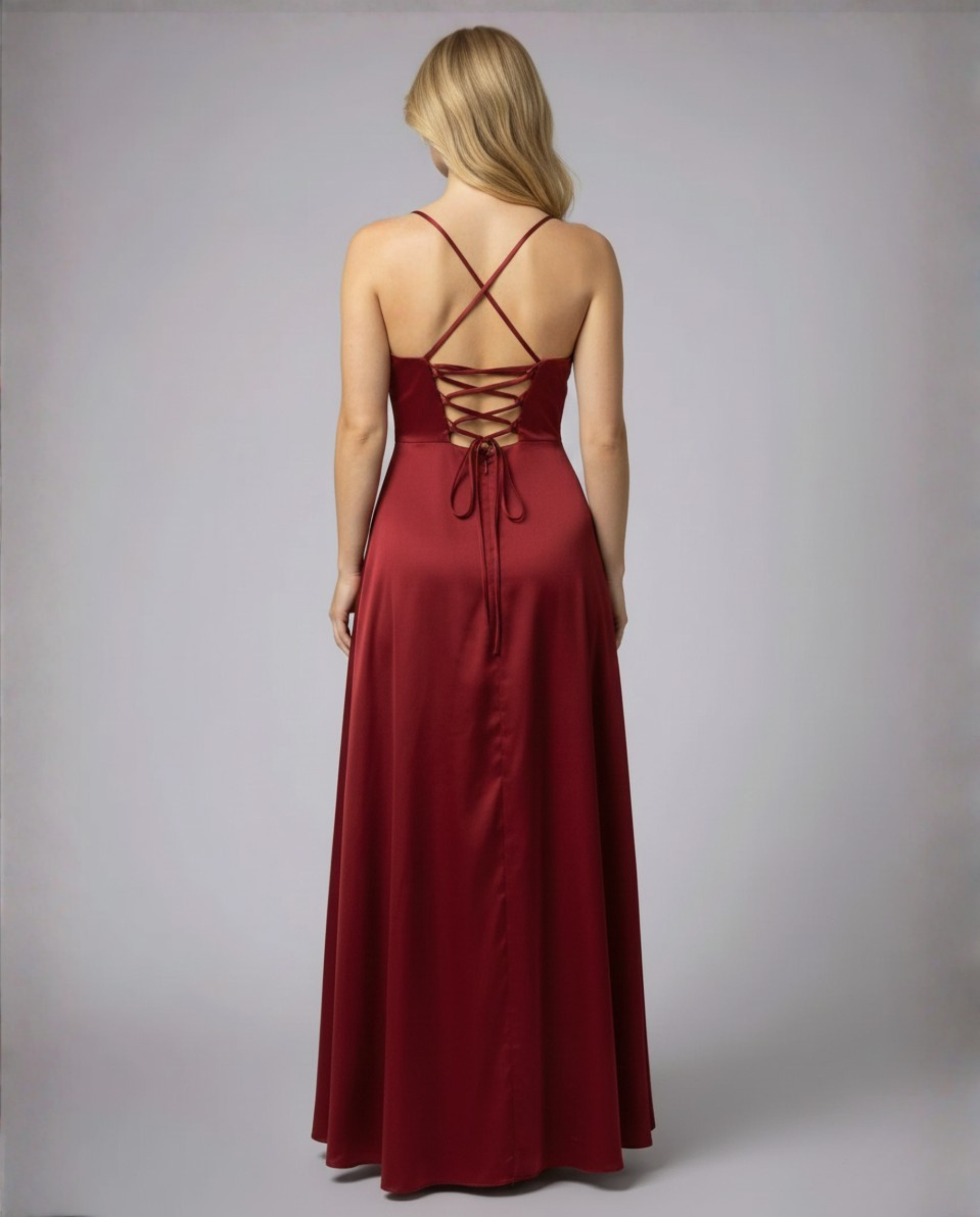 Women's Summer Maxi Dress with Side Slit - Elegant Sleeveless Formal Dress for Weddings and Special Occasions 1