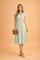 Women's Summer Midi Dress with Ruffle Sleeves and V-Neck for Chic Warm Weather Style 1