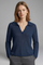 Women's Top - Open Neck Casual Blouse with Three-Quarter Sleeves for Effortless Style 5