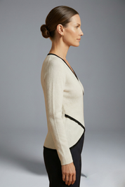 Women's V Neck Wrap Top - Long Sleeve Going Out Blouse for Casual and Elegant Wear 2