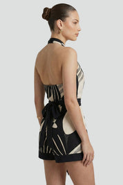 Women’s Wrap Mini Dress with Halter Neck and Tie Waist for Summer 5