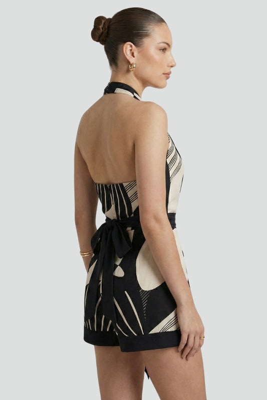 Women’s Wrap Mini Dress with Halter Neck and Tie Waist for Summer 5