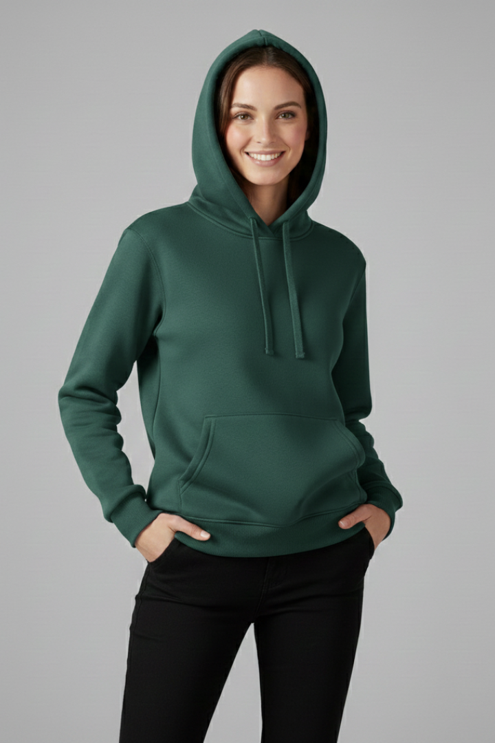 Women's Zip Up Hoodie - Black Hoodie Women Casual Sweatshirt for Everyday Wear 11