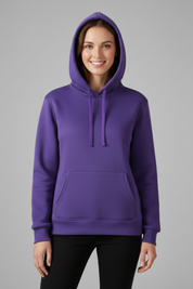 Women's Zip Up Hoodie - Black Hoodie Women Casual Sweatshirt for Everyday Wear 2