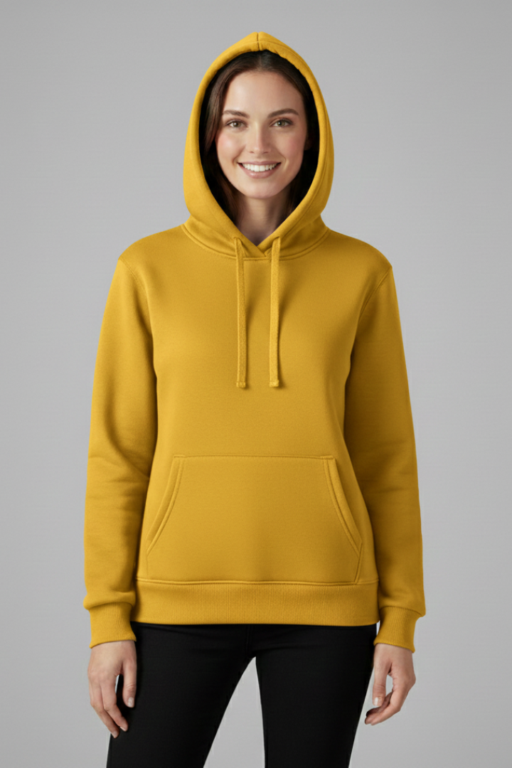 Women's Zip Up Hoodie - Black Hoodie Women Casual Sweatshirt for Everyday Wear 4
