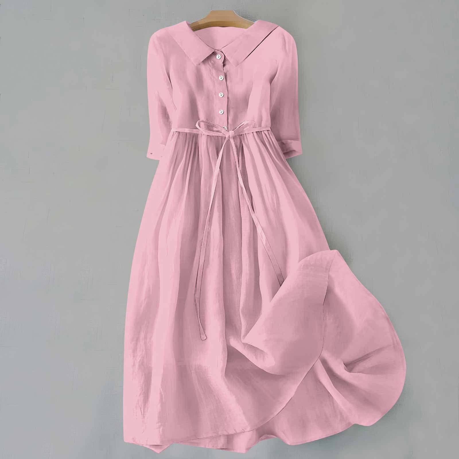Womens Black Summer Dress - Elegant Casual Style with Comfortable Fit for Warm Weather 4