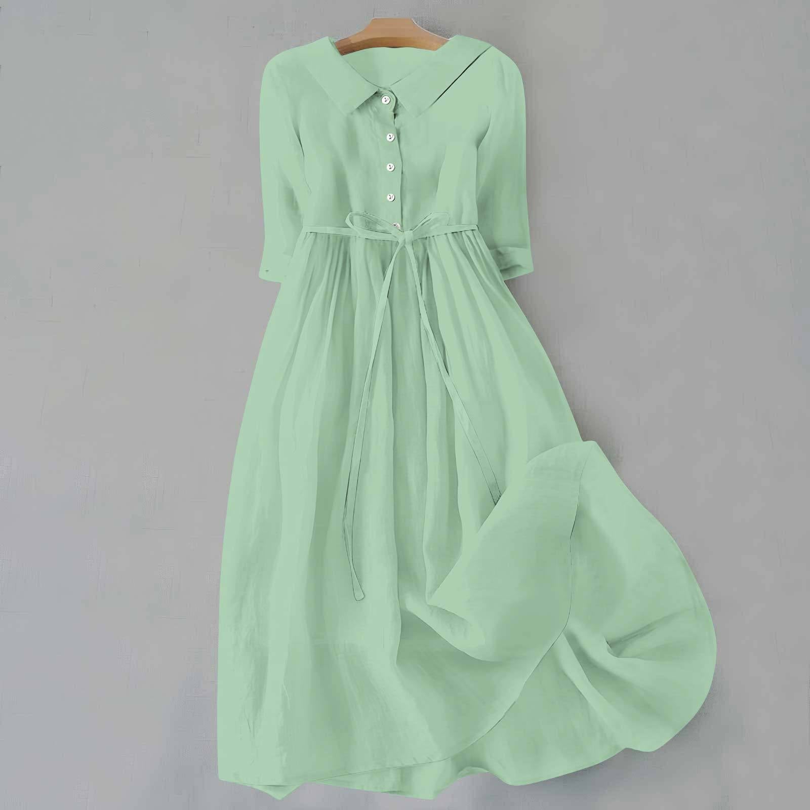 Womens Black Summer Dress - Elegant Casual Style with Comfortable Fit for Warm Weather 5