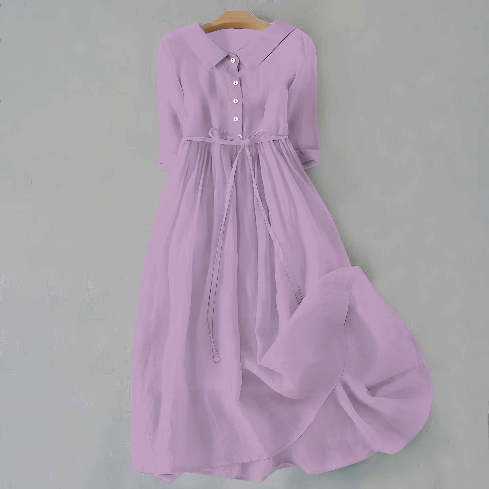 Womens Black Summer Dress - Elegant Casual Style with Comfortable Fit for Warm Weather 6
