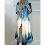 Womens Dress - Boho Maxi Summer Dress with Vibrant Prints for Casual Beach Days 12