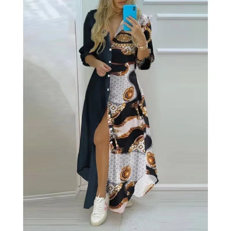 Womens Dress - Boho Maxi Summer Dress with Vibrant Prints for Casual Beach Days 14