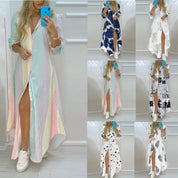 Womens Dress - Boho Maxi Summer Dress with Vibrant Prints for Casual Beach Days 2