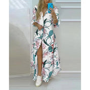 Womens Dress - Boho Maxi Summer Dress with Vibrant Prints for Casual Beach Days 7