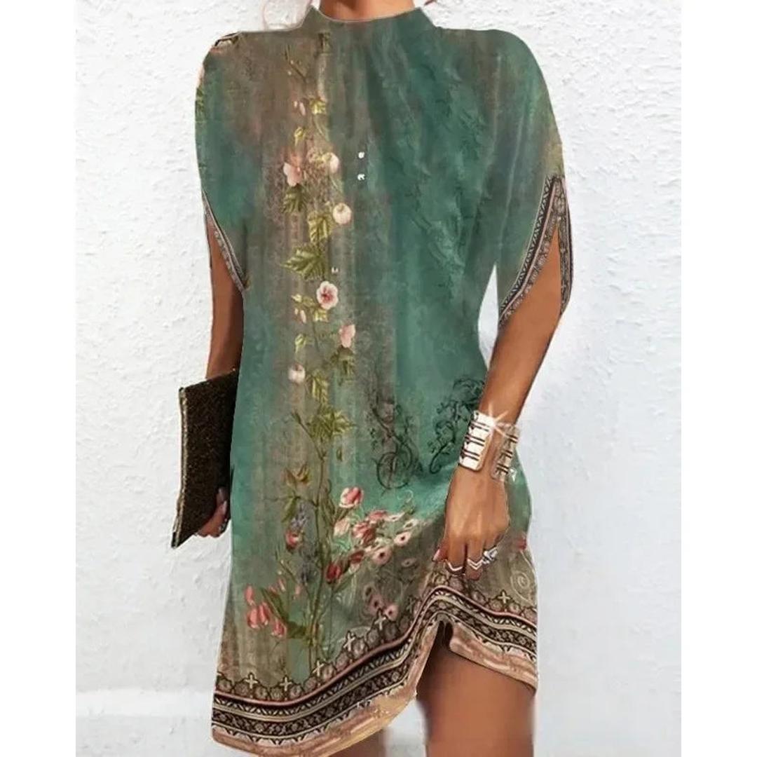 Womens Dress - Elegant Asymmetrical Midi Dress for Summer Weddings & Events - Flattering Summer Dresses 1