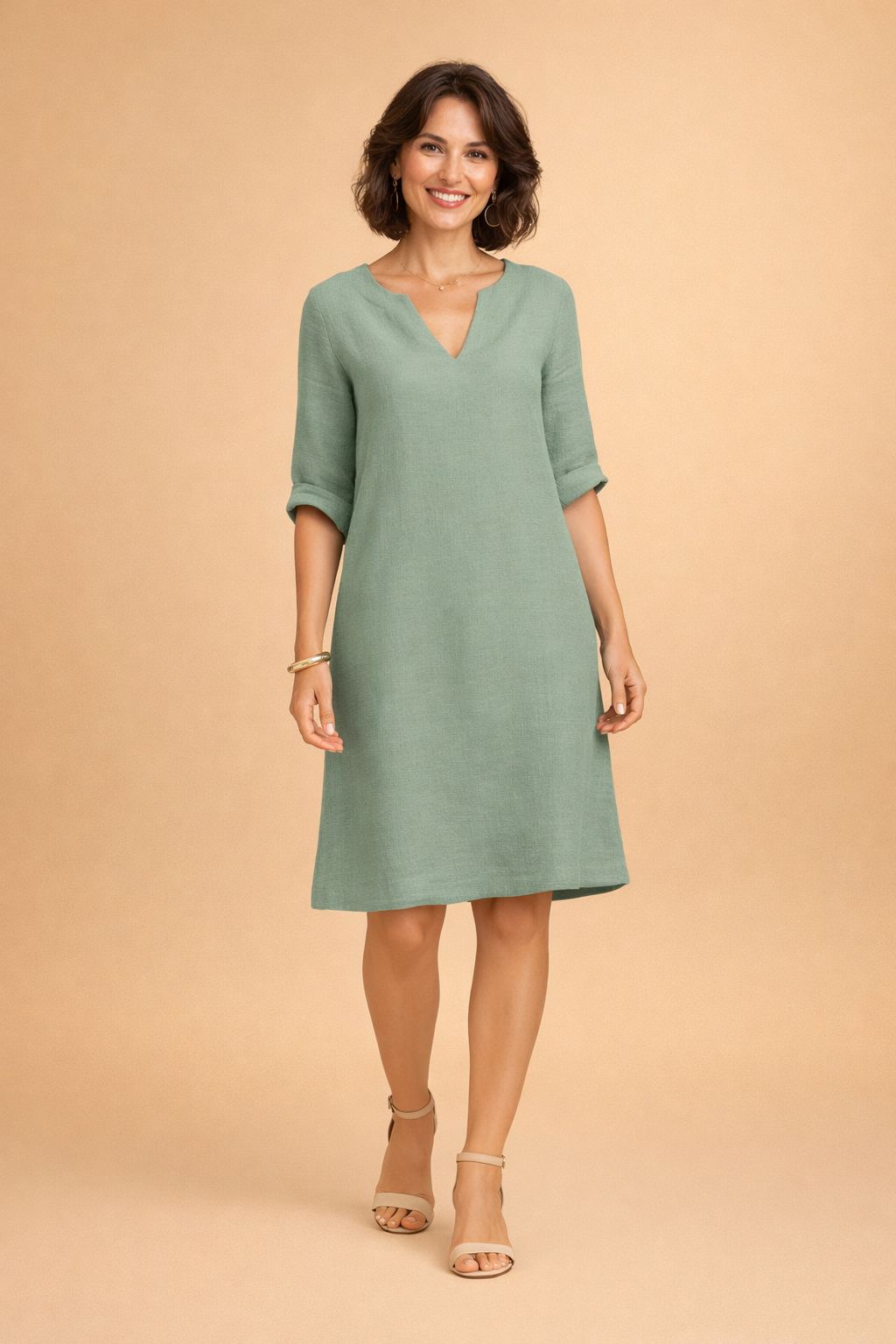 Womens Dress - Elegant Mid-Length Summer Dresses for Casual Outings and Holidays 11
