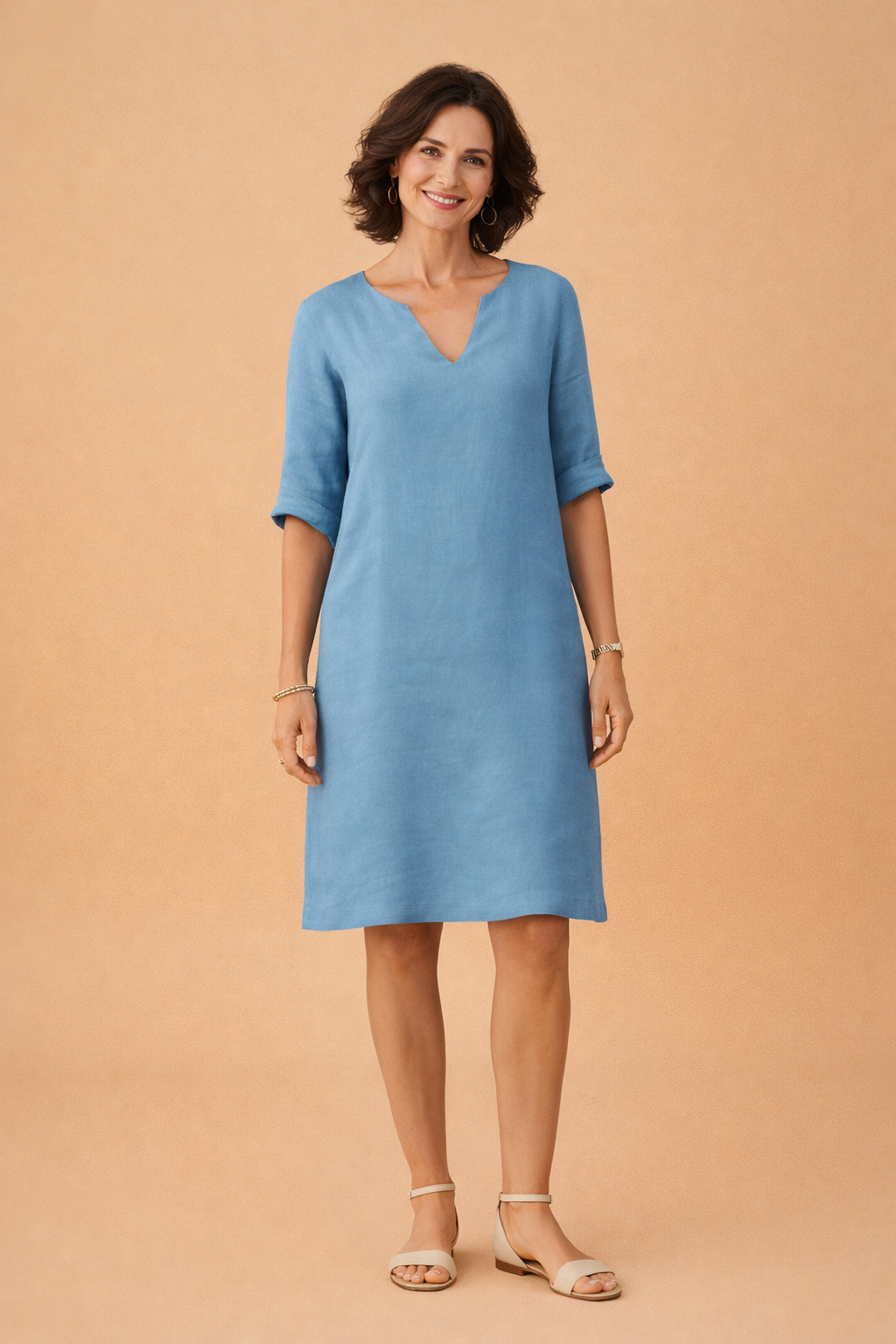 Womens Dress - Elegant Mid-Length Summer Dresses for Casual Outings and Holidays 13