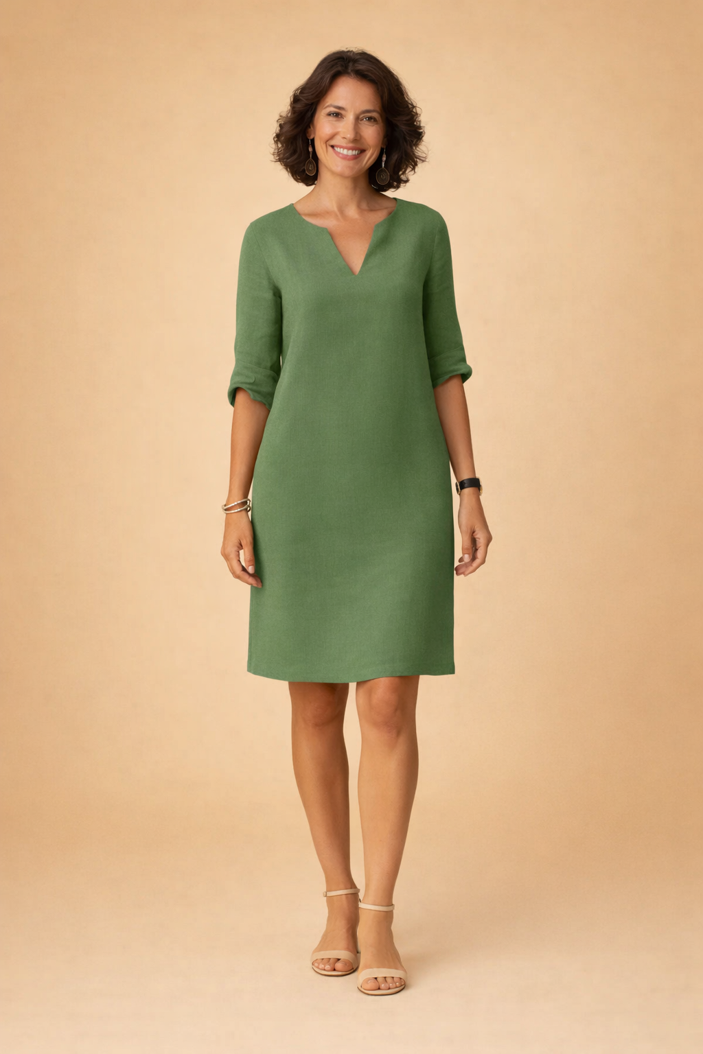 Womens Dress - Elegant Mid-Length Summer Dresses for Casual Outings and Holidays 3